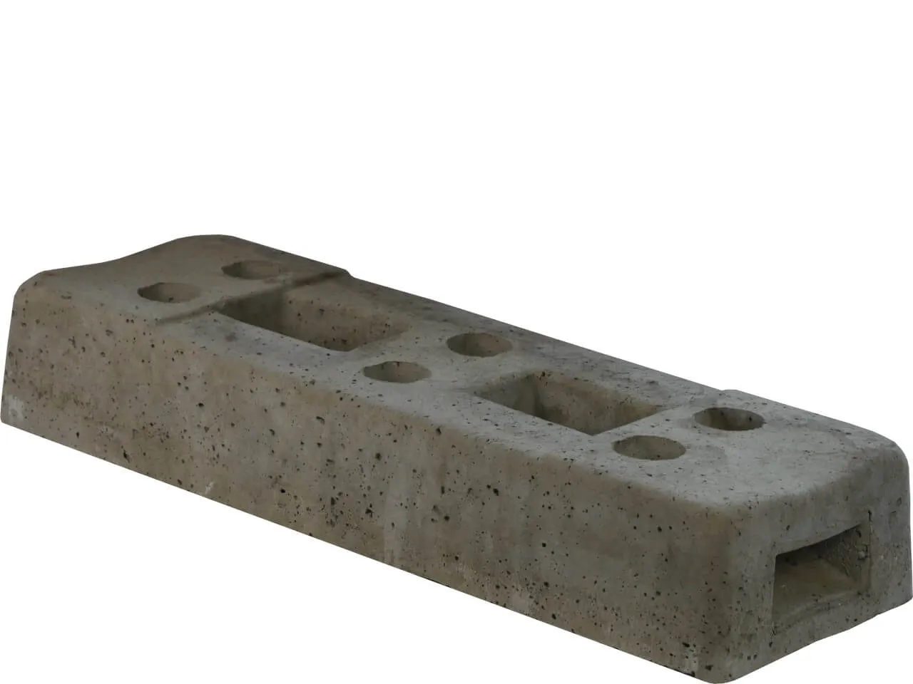 Betonfuß mit doppelter Aufnahme